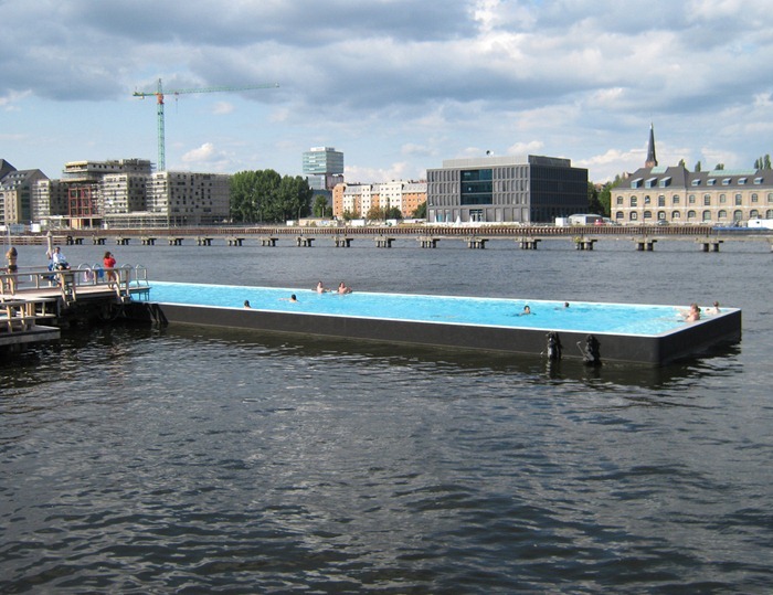 Badeschiff - Floating Swimming Pool